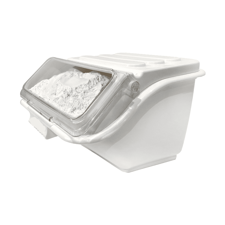 KRD Polypropylene Ingredient Bin 10L Transparent Lid QH-IB10