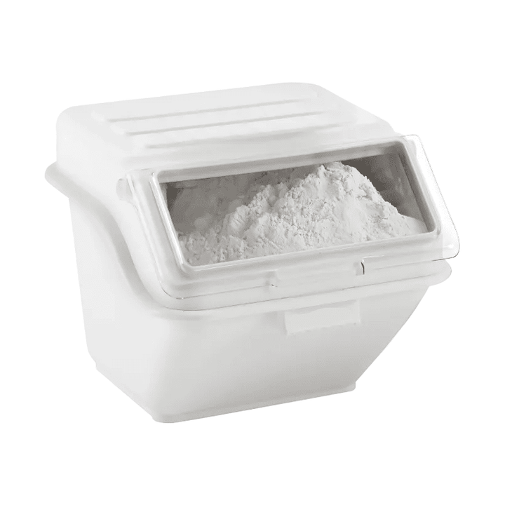 KRD Polypropylene Ingredient Bin 47L Transparent Lid QH-IB47