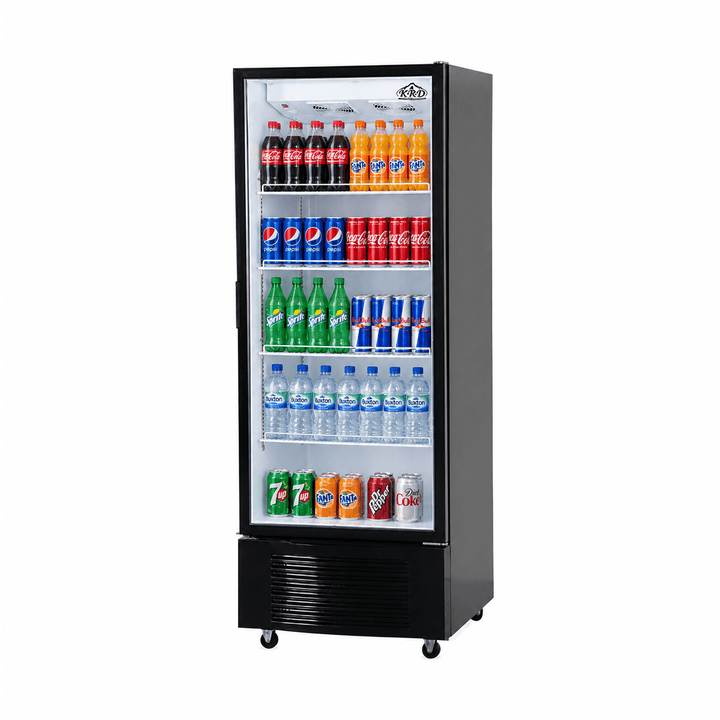 KRD Commercial Bottle Cooler 190L Glass Door 250W KR4-229LW