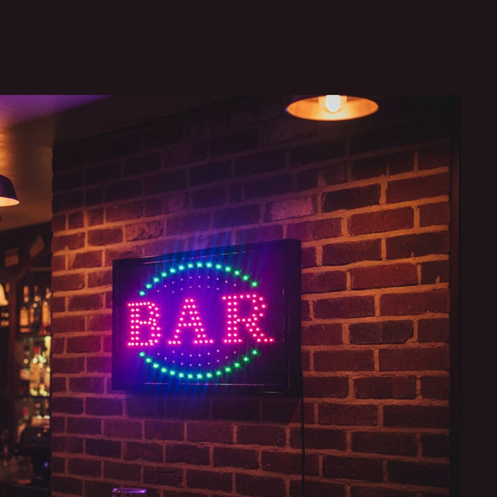 KRD Bright Flashing LED BAR Shop Sign Hang Display Window Light TL244