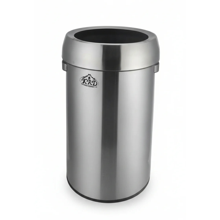KRD 60 Litre Round Touch Top Bin Swing Stainless Steel