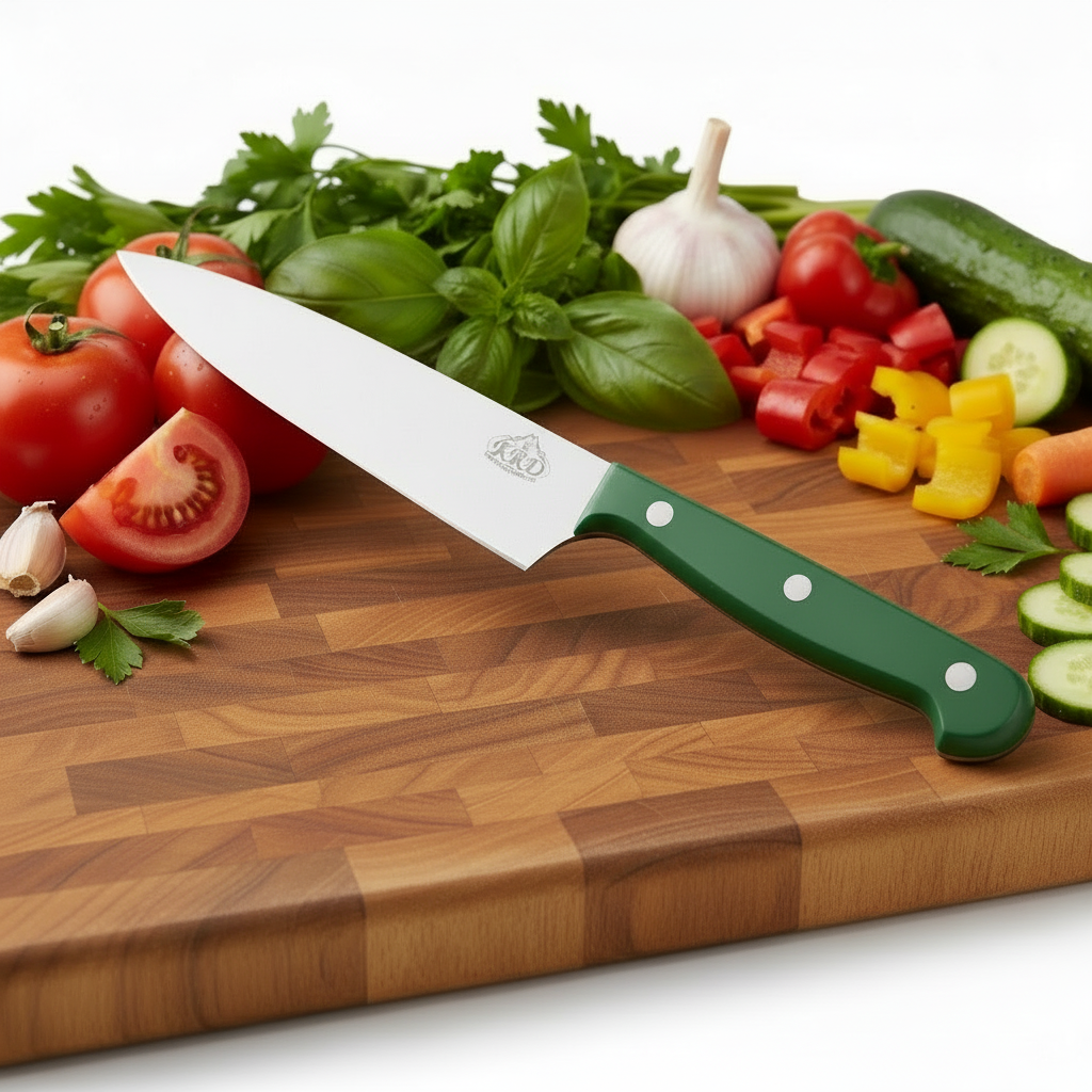 KRD 8" Coloured Chef Knife 2.5mm Thickness 32001