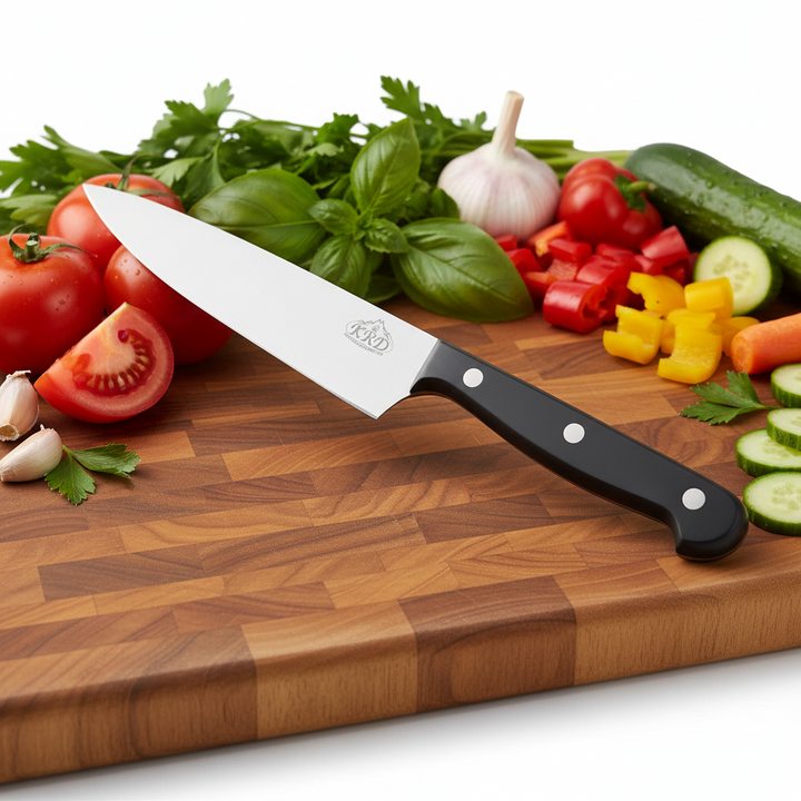 KRD 8" Coloured Chef Knife 2.5mm Thickness 32001
