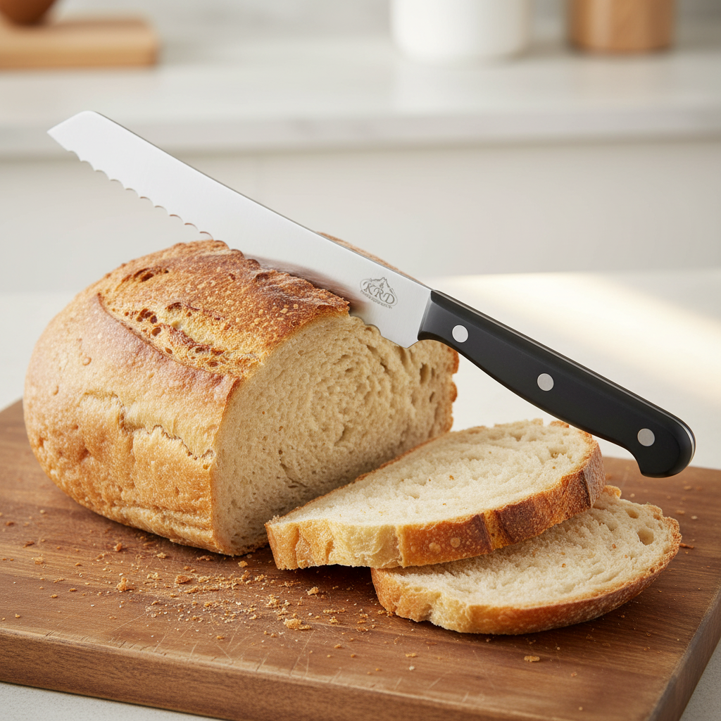 KRD 8" Bread Knife Colour Coded 2.5mm Thickness 32003