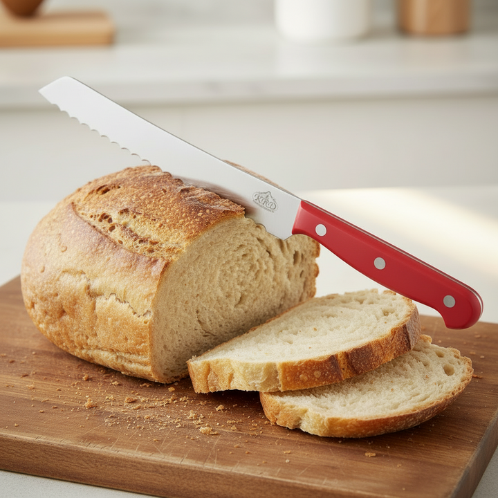 KRD 8" Bread Knife Colour Coded 2.5mm Thickness 32003