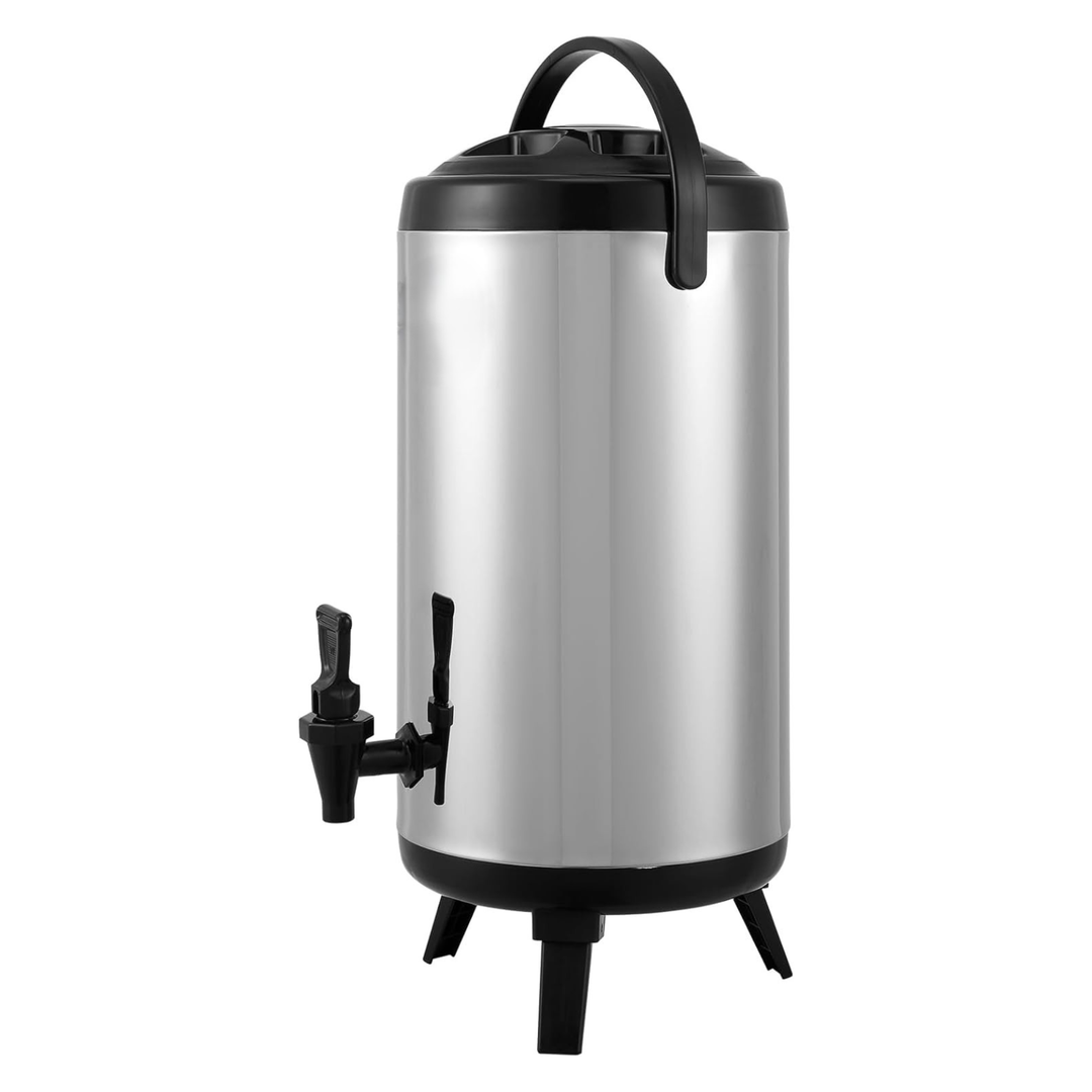 KRD Insulated Beverage Dispenser Hot and Cold Drink Server Stainless Steel 6 Litres for commercial catering equipment.