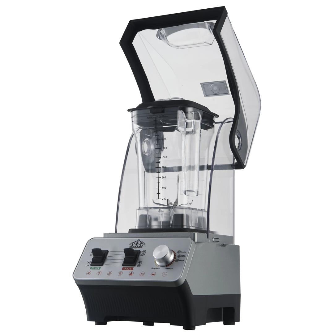 KRD Professional Blender 1800-2000W Manual Control KCM-821, a powerful, versatile commercial kitchen equipment, ideal for blending and juicing.