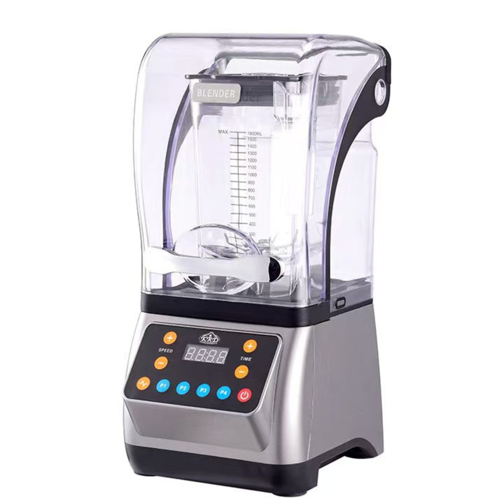 KRD Commercial 1.8 Litre Digital Blender with Sound Enclosure 2200w for silent blending in commercial kitchen equipment
