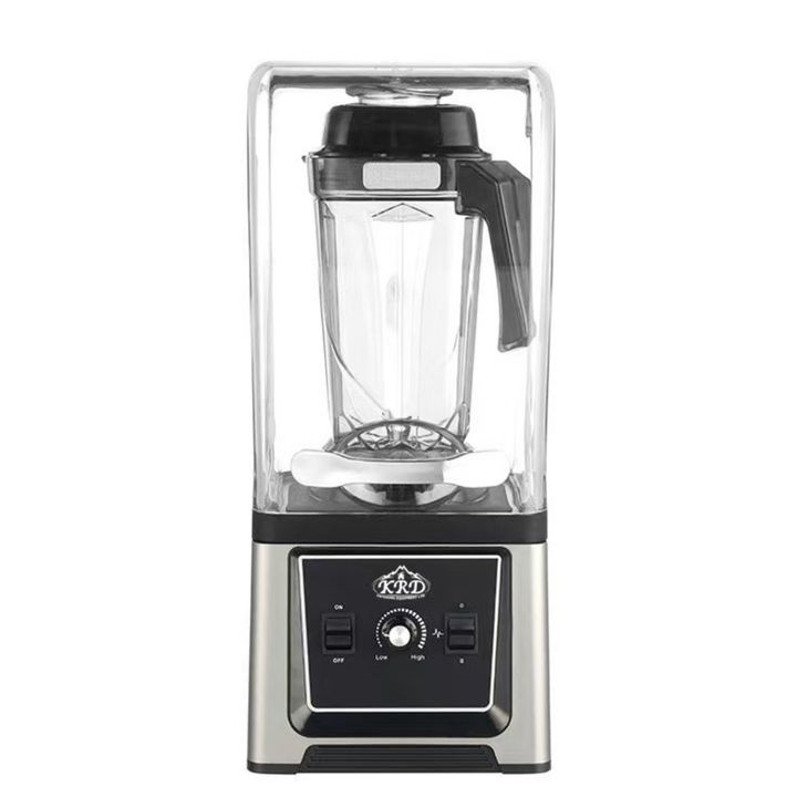 KRD Professional Blender with Sound enclosure 4.5 litre 2200W, features quiet operation, perfect for commercial kitchen equipment.