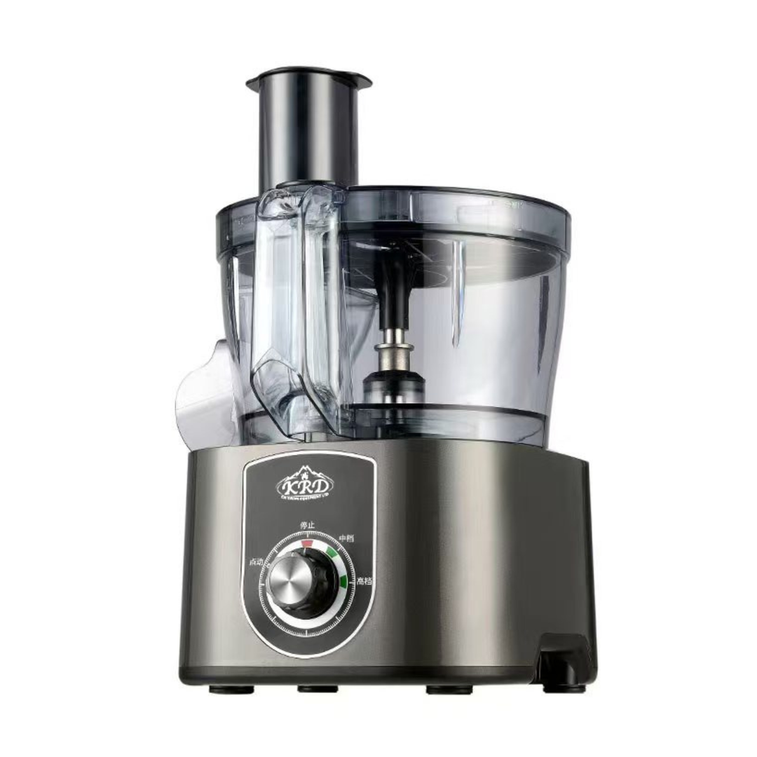 KRD Commercial Vegetable Cutting & Food Processing Machine 5 Litres with stainless steel blades and 600W motor for efficient food prep.