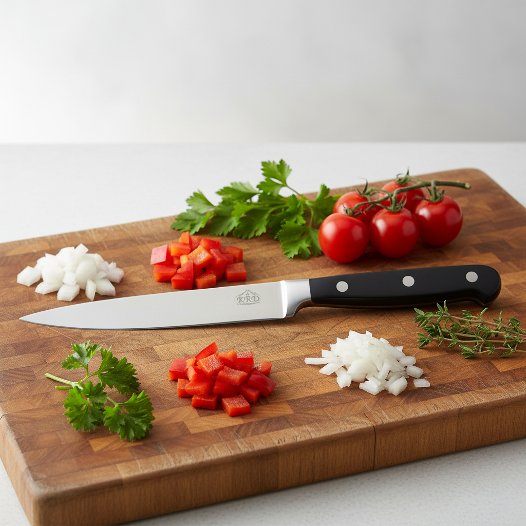 KRD 5" Utility Knife Black Handle 2.0mm Thickness 50205