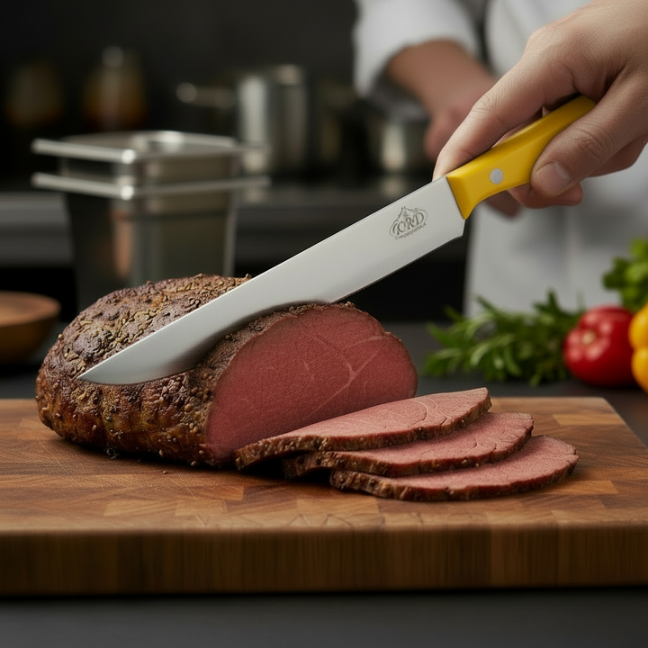 KRD 8" Slicer Knife Colour Coded 2.5mm Thickness 32002