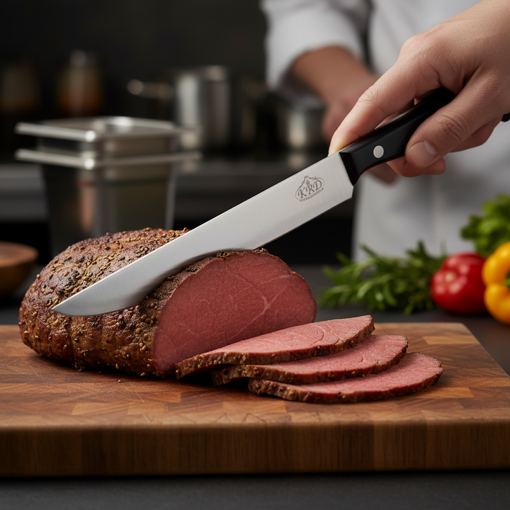 KRD 8" Slicer Knife Colour Coded 2.5mm Thickness 32002