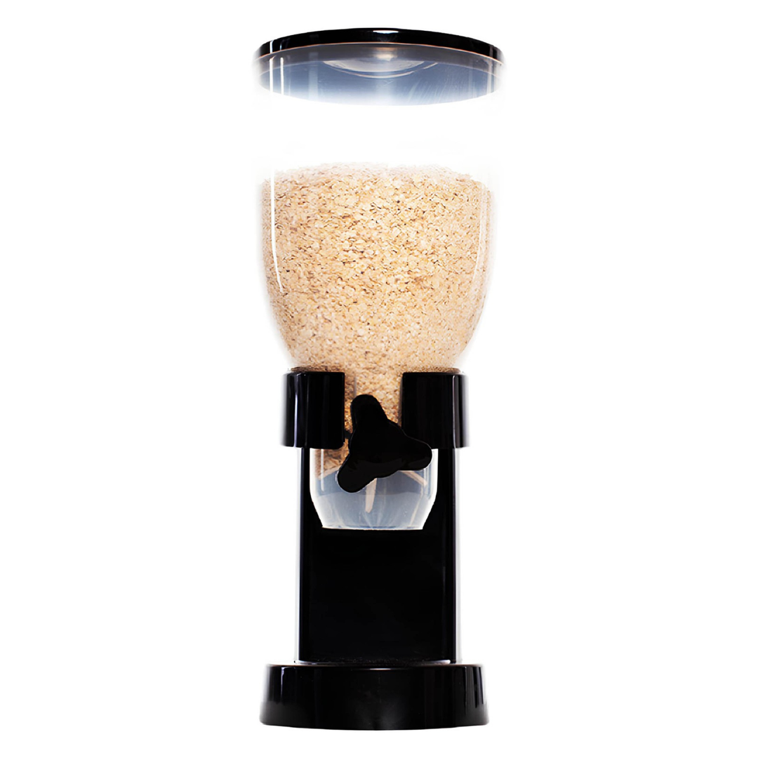 KRD Commercial Cereal Dispenser 1.5 litres Single DTJ080 for serving cereals, granola, and snacks in commercial settings.