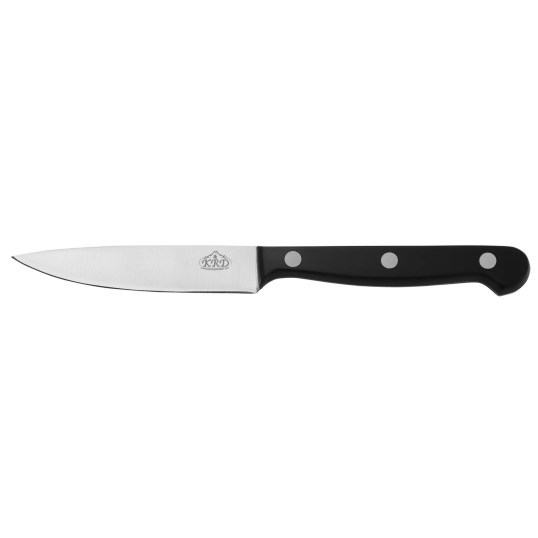 KRD 5" Utility Knife-2.0mm Thickness 32005 with stainless steel blade for precise kitchen tasks.