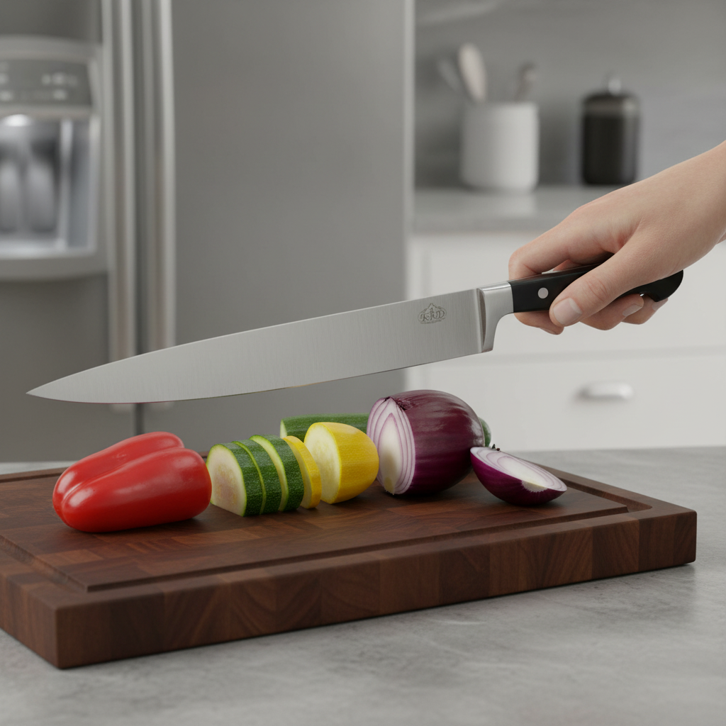 KRD 12" Chef Knife Black 2.5mm Thickness 50210