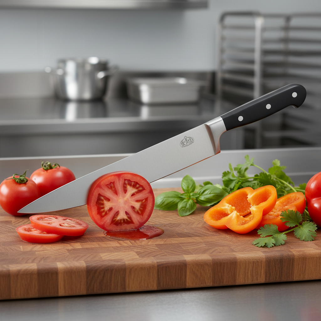 KRD 12" Chef Knife Black 2.5mm Thickness 50210