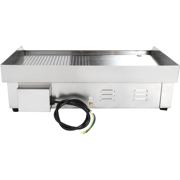 KRD Commercial Griddle Smooth/Ribbed 730x470x240mm 4.4kW Electric HEG822