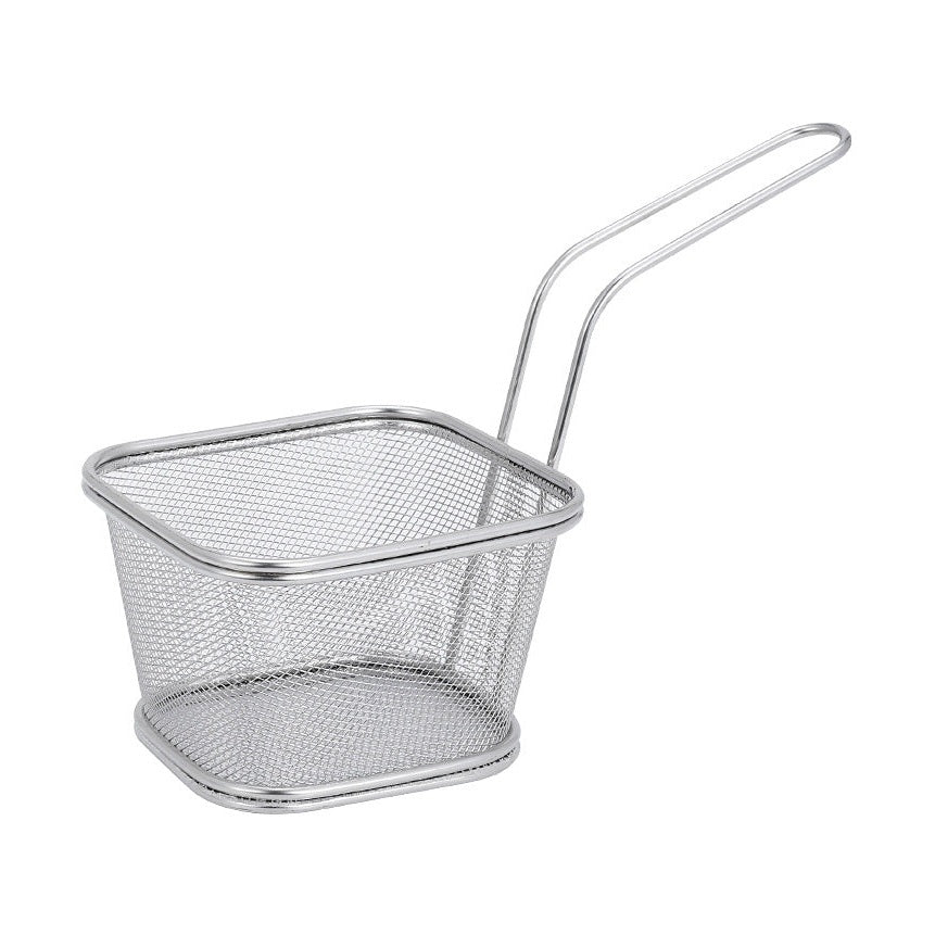 KRD Commercial Square Serving Basket with Handle WT-PK2903