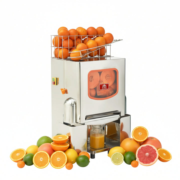 KRD Professional Standing Self Service Automatic Citrus Juicer Machine XC-2000E-3