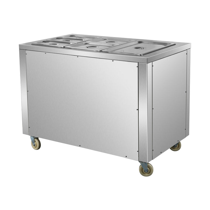KRD Mobile Bain Marie Hot Cupboard 1215mm GN Pan Top YH3W1
