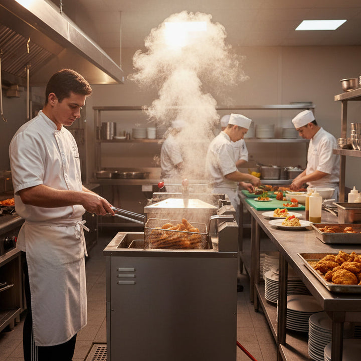 KRD Commercial Free Standing Electric Pressure Fryer 25L YXD-25