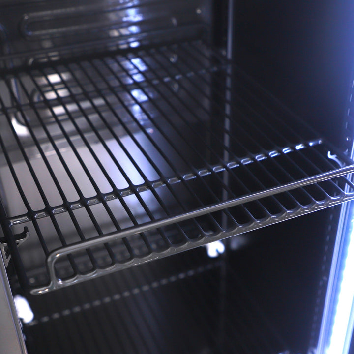 KRD Commercial Slim Bottle Cooler Single Glass Door 39cm LGZ150WP