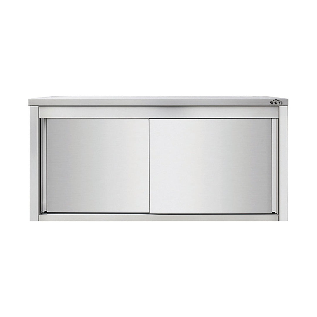 KRD Height Adjustable Wall Shelf 3 Levels 1200 x 400mm Stainless Steel THWSR124