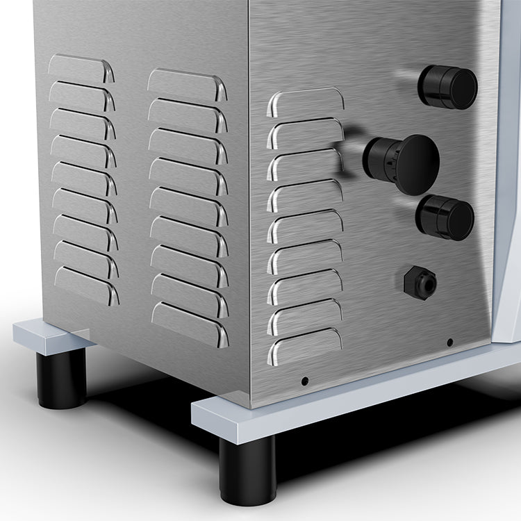 KRD Professional Bone Saw 1650mm Heavy Duty Countertop KR210A stainless steel frame with ventilation and control knobs.