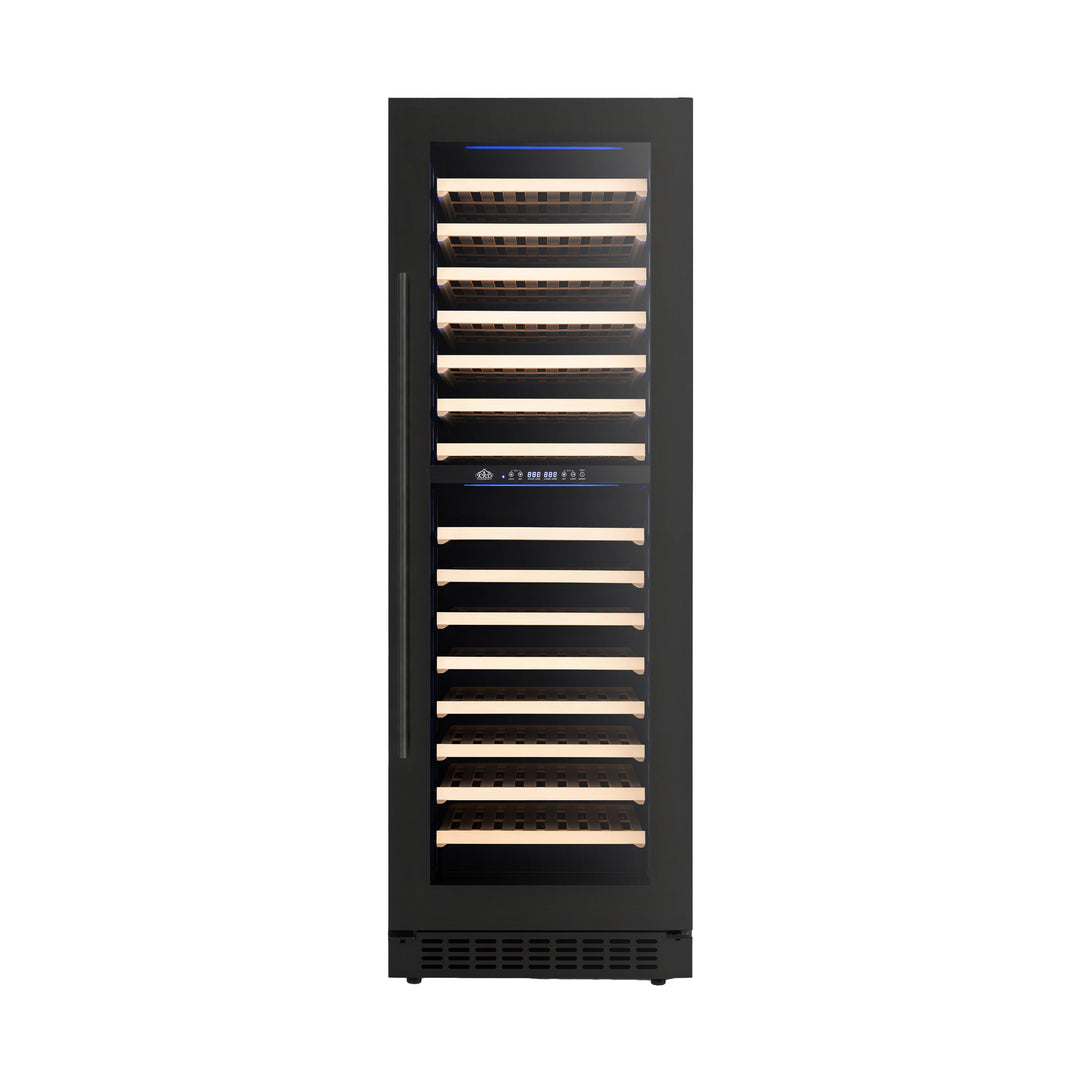KRD Commercial Wine cooler 160W Dual temperature zone KWC415
