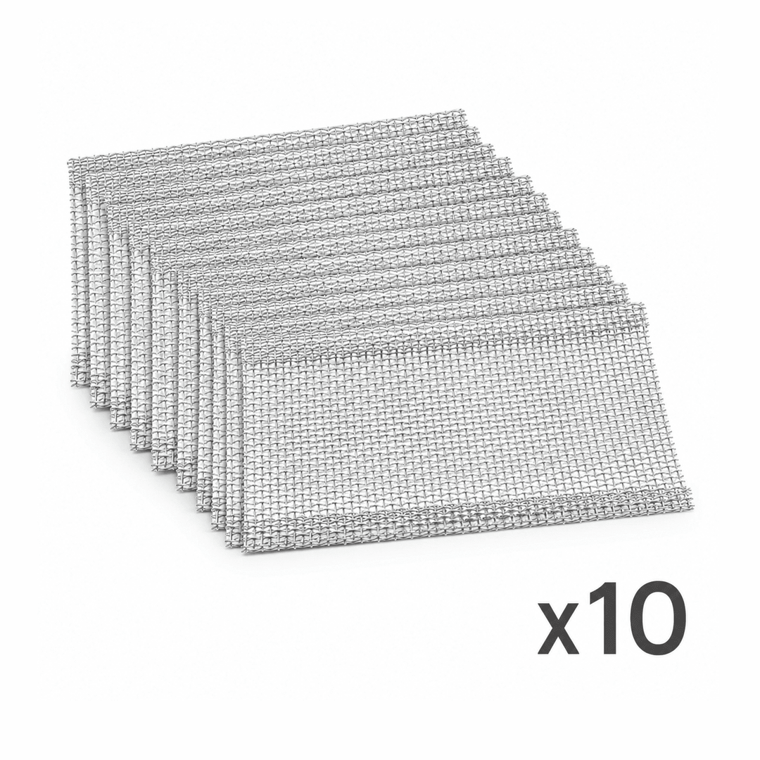 10x KRD Stainless Steel Burner Mesh for Doner Kebab Shawarma Grills