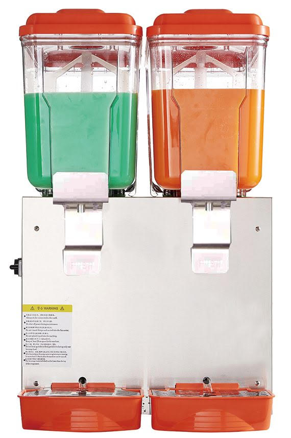 KRD Commercial Double Juice Dispenser 2x16 litres 285W