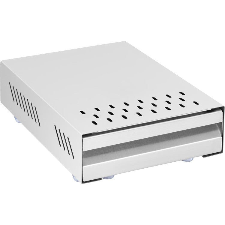 KRD Coffee Knock Out Drawer, stainless steel, compact size for storing espresso grounds, removable tool design.