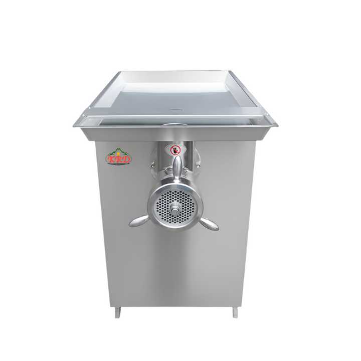KRD Free Standing Meat Mincer TK52, heavy duty stainless steel, 560kg/h capacity, suitable for meat grinding in commercial kitchens.