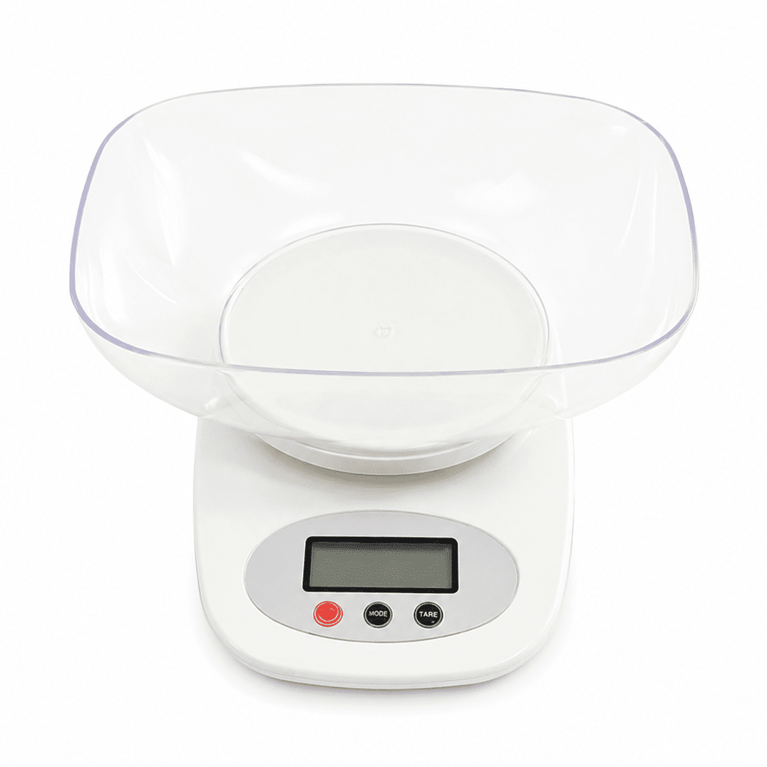 KRD HT-800 5kg digital kitchen scale with detachable bowl