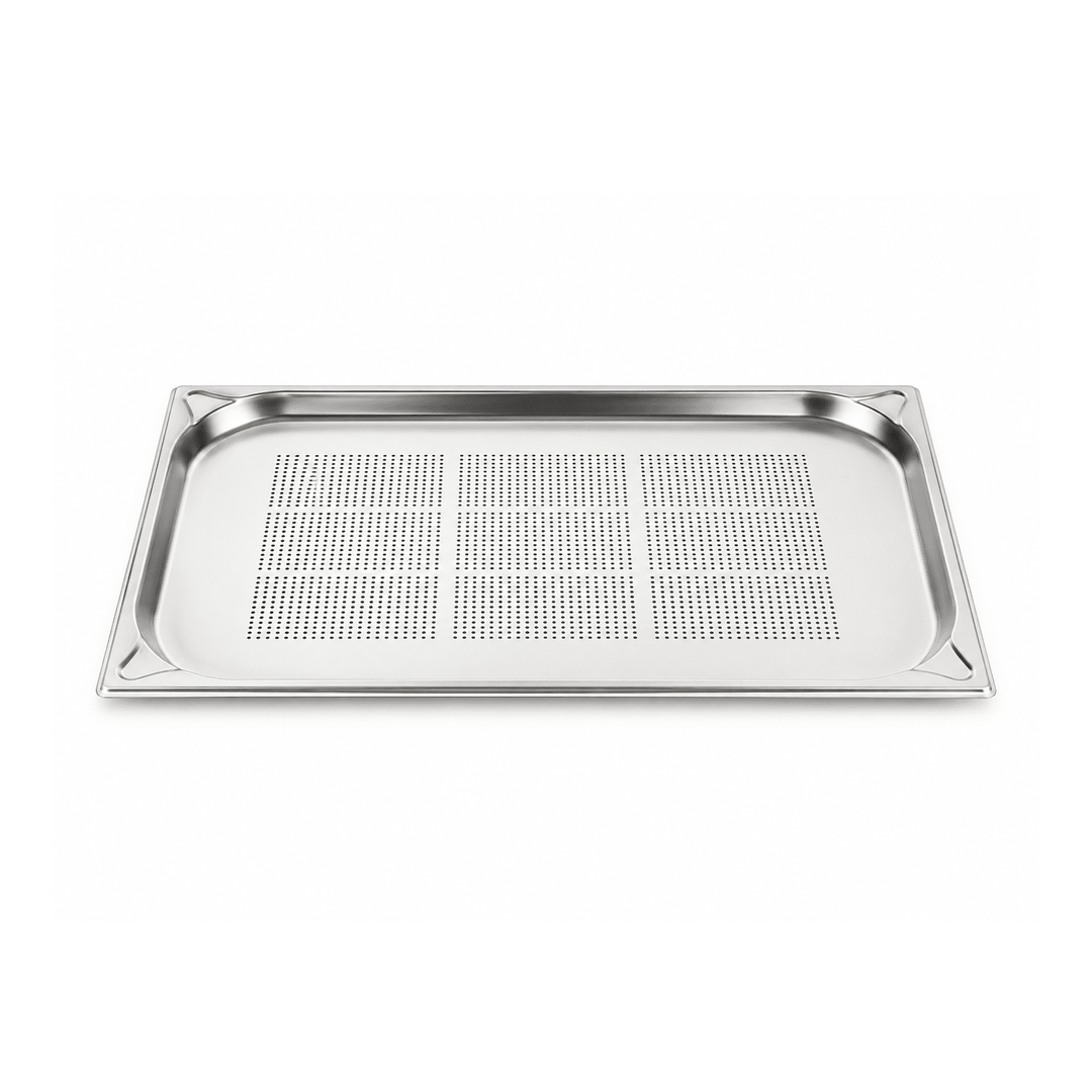 Stainless Steel Perforated Gastronorm Pan GN 1/1 Depth 20mm