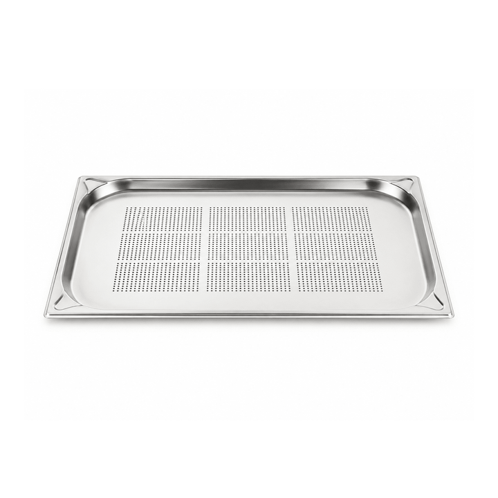 Stainless Steel Perforated Gastronorm Pan GN 1/1 Depth 20mm