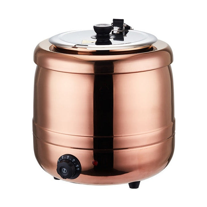 KRD Commercial Soup kettle Rose Gold Stainless Steel 10 litres KSK10RG
