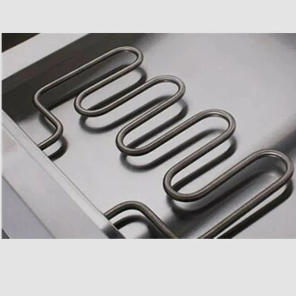 Bain Marie Heating Element CG6V heating coil made of stainless steel, designed for commercial catering and restaurant equipment.