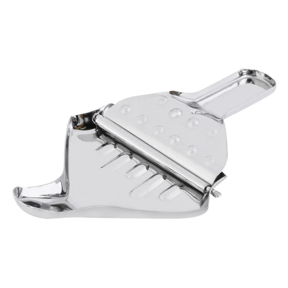 KRD Lemon Squeezer Tong Stainless Steel, durable, mirror polished finish, 85mm length, kitchen tool for extracting juice.