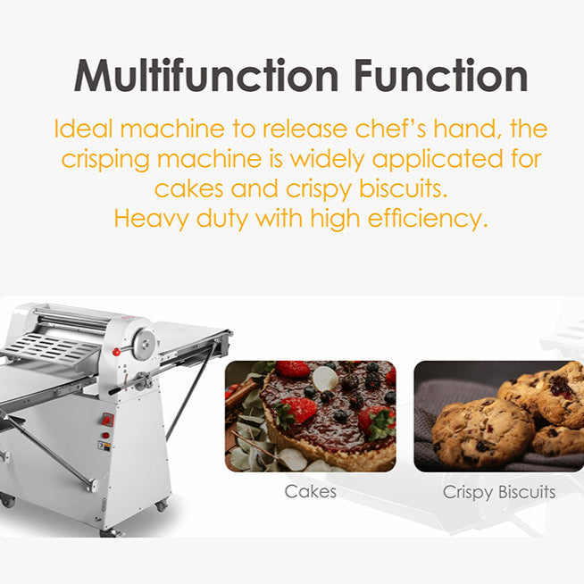 KRD Professional Dough Sheeter Stand type Roller width 380mm LSP380