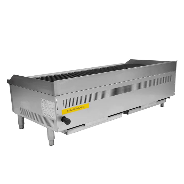 KRD Professional Natural Gas Chargrill 4 burners 30kW ECB48S 120cm