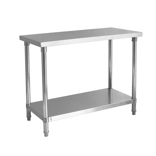 Stainless Steel Work Table Bottom Shelf 1800(W)x900(H)x600(D)mm