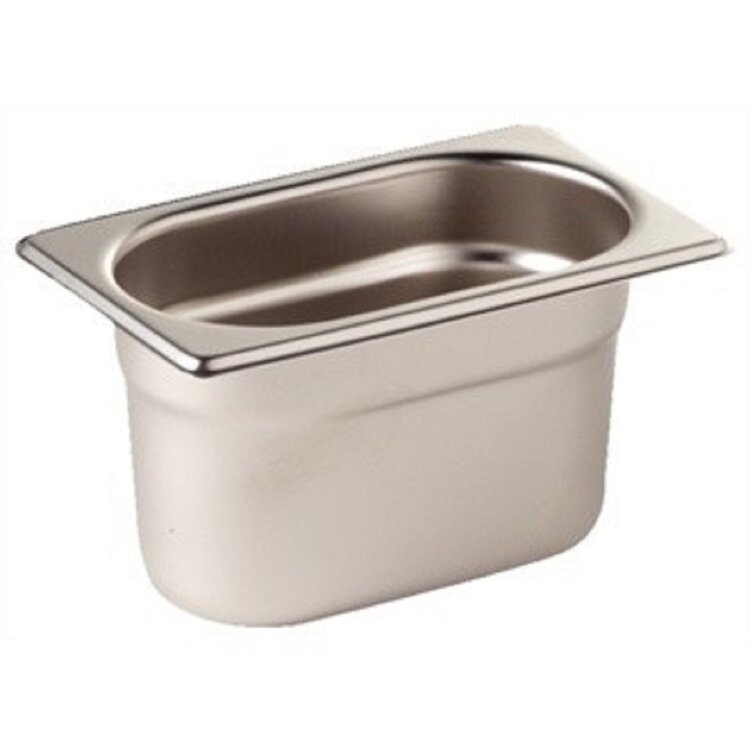 Stainless Steel Gastronorm Pan GN 1/9 Depth 65mm