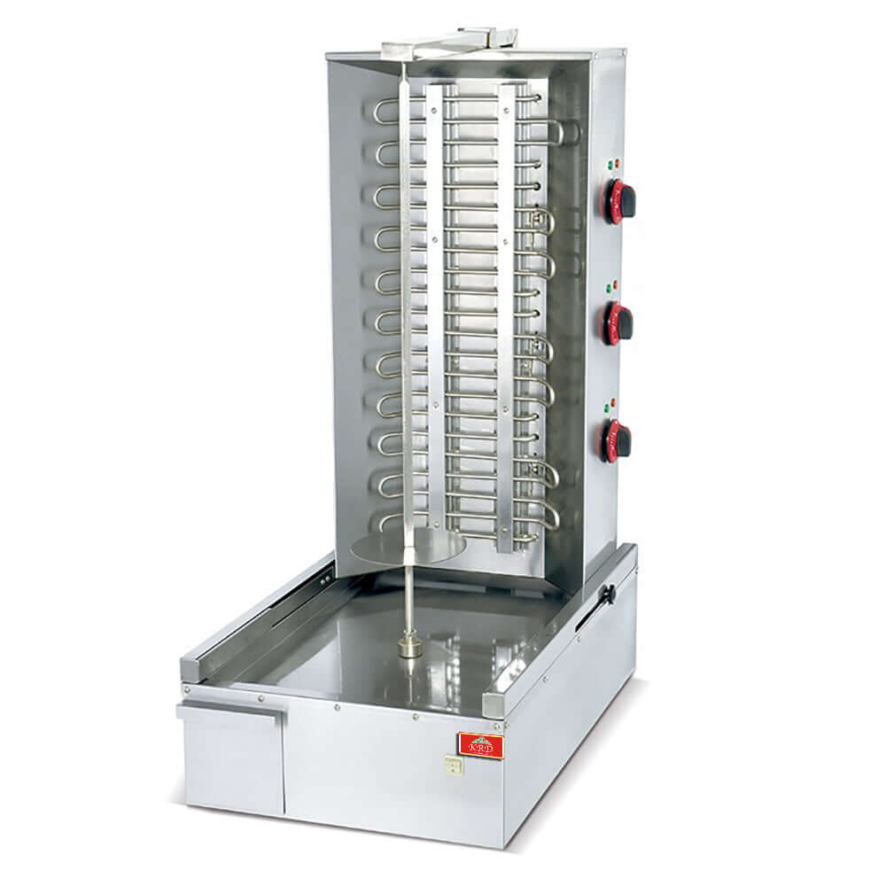 KRD Professional Gyros/Kebab grill Electric Movable body 3 elements 6KW Three Phase