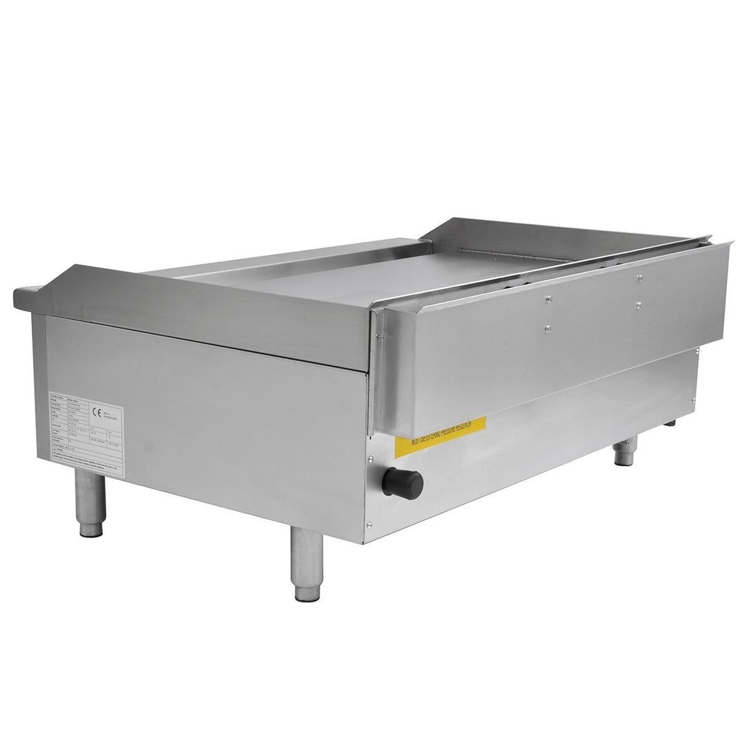 KRD Premium Commercial Gas Griddle Smooth plate 3 burners 21kW Countertop EGG36S 90cm