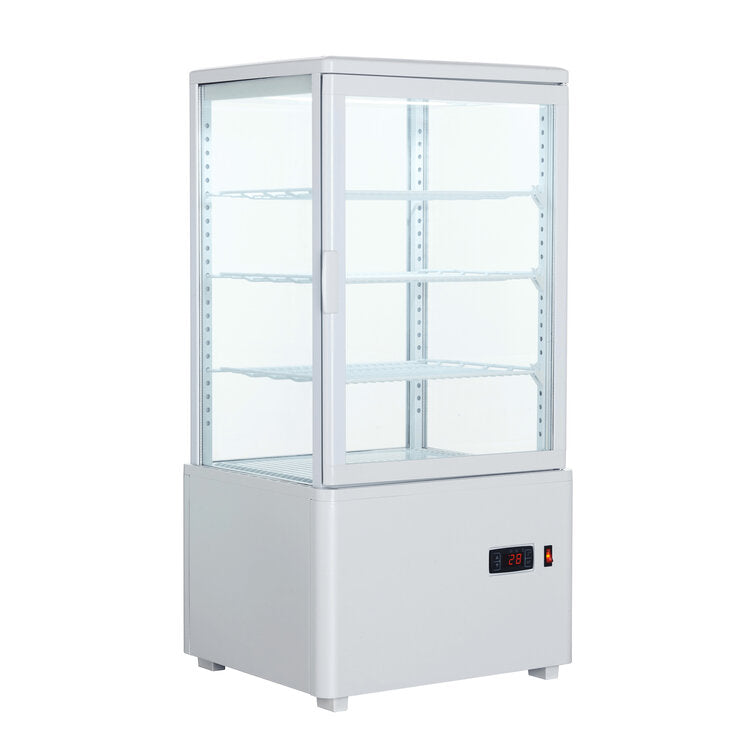 Brand new commercial Four Sided Glass Display refrigerator 68L